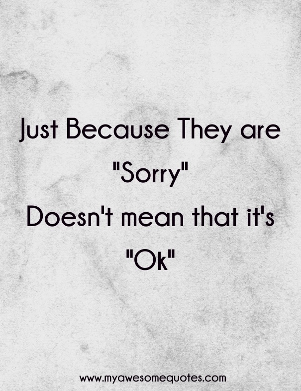 Apology Quotes - Awesome Quotes About Life